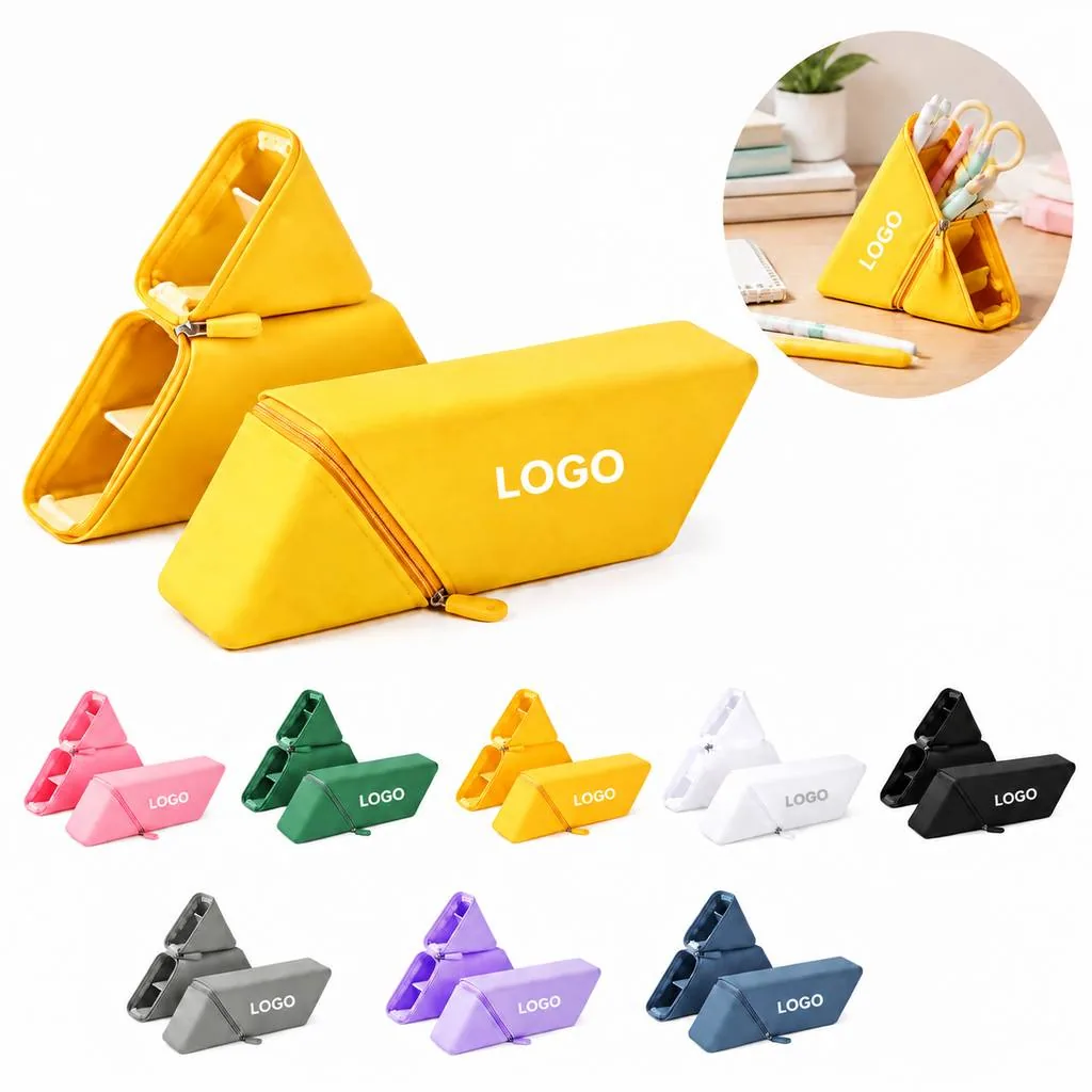 Flexible Silicone Pen Case Holds 60 Pencils
