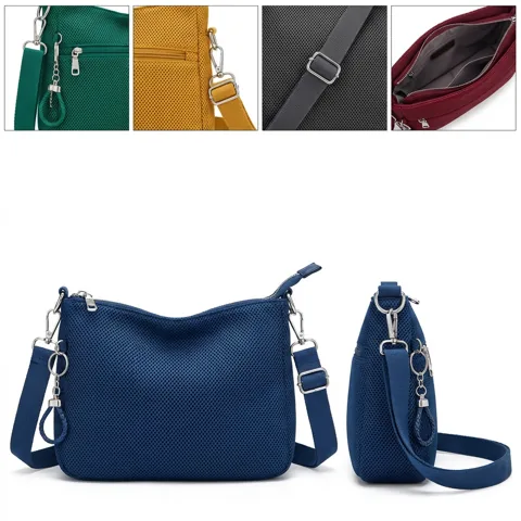 Urban Mesh Crossbody Sling Bag