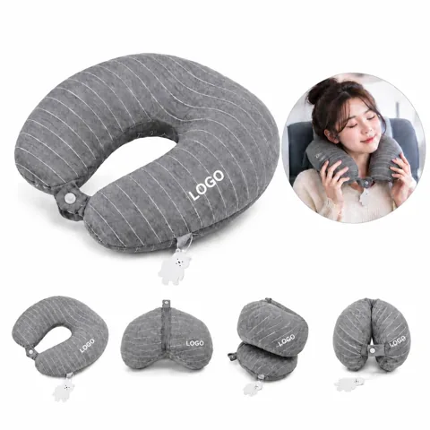 Eco-Friendly Memory Foam Neck Pillow for Travel Support