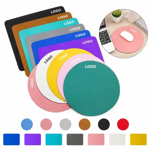 Non-Slip Leather Desk Mat for Mouse and Keyboard