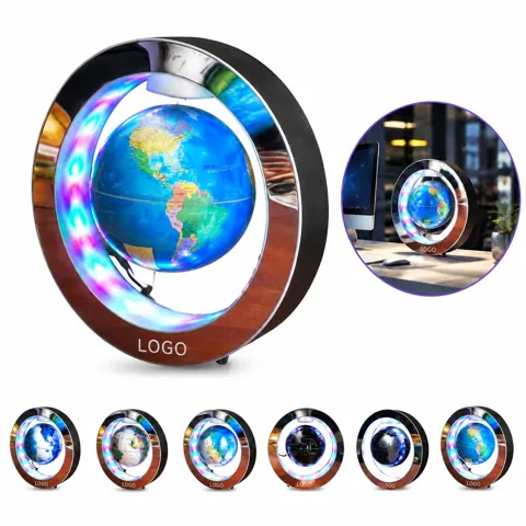 Floating LED Globe Light with Magnetic Base