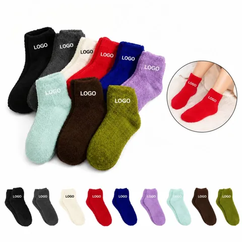 Cozy Plush Comfort Socks with Soft Breathable Cushioning