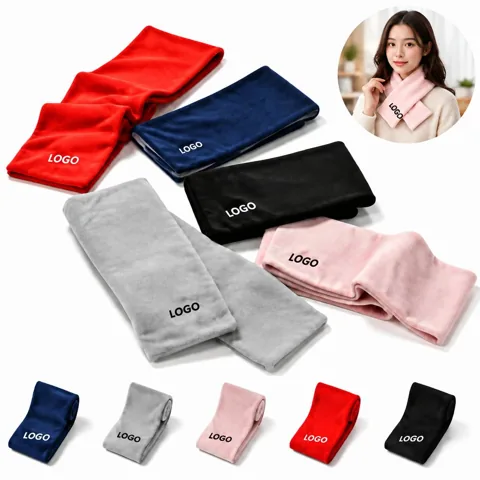 Adjustable USB Heated Wearable Scarf for Cold Weather