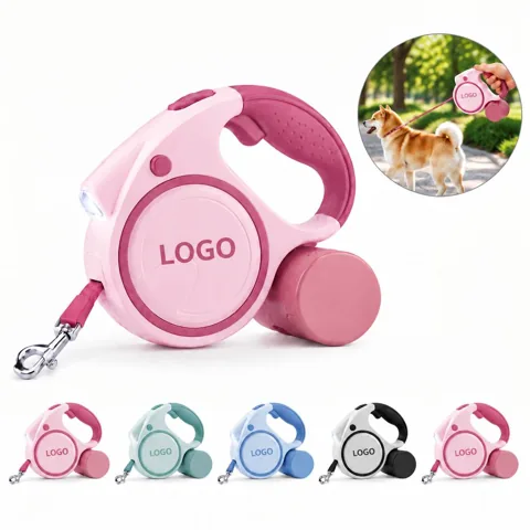 Retractable Dog Leash with Quick-Release Button