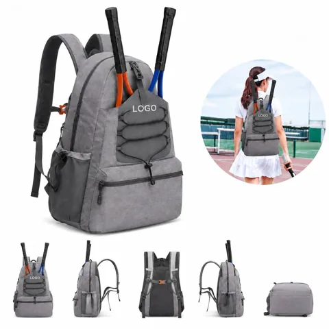 Tennis Bag with Ventilated Shoe Pocket