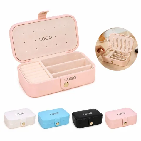 Travel Jewelry Organizer Case with Compartments