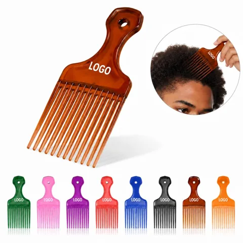 Wide-Tooth Volume Pick Comb for Detangling and Styling