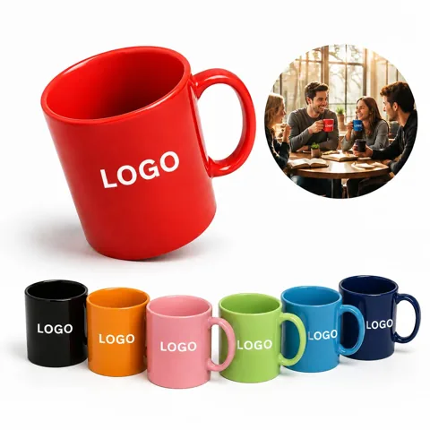 Glazed Ceramic Mug for Office Daily Use