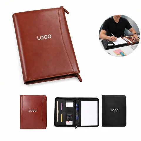Zippered Ring Binder Portfolio for Letter Size Documents
