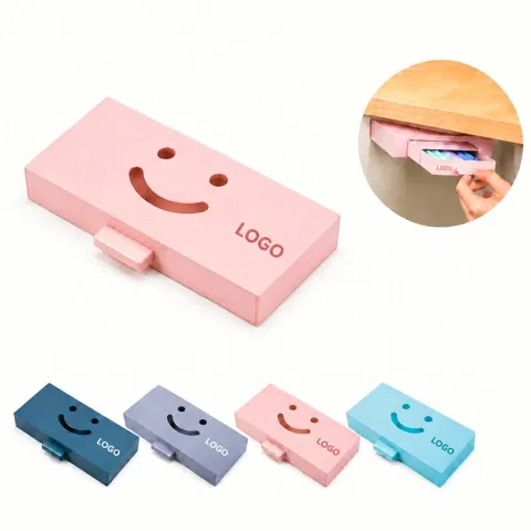 Cheerful Smiley Face Storage Box with Secure Lid