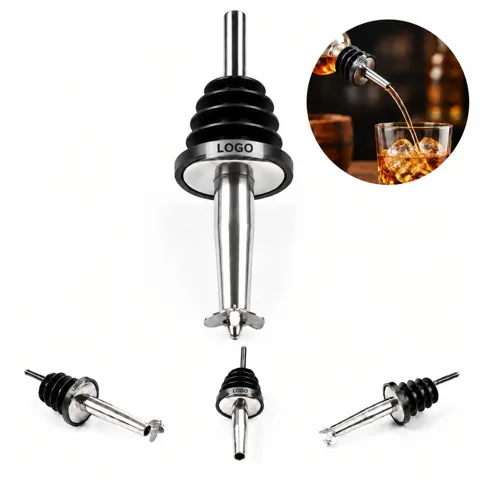 Drip-Free Stainless Steel Bottle Pourer Stopper