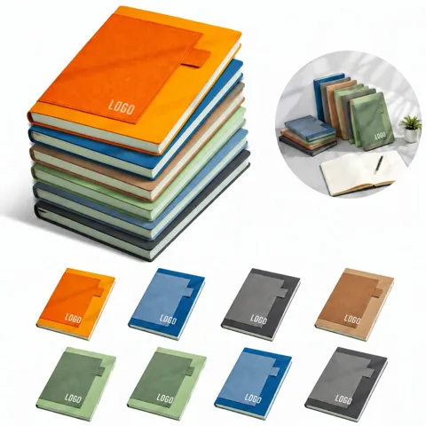 Refillable Soft Leather Journal Notebook for Writing