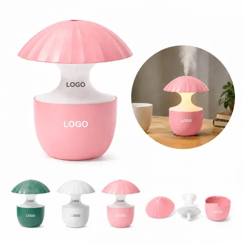 Mini USB Mist Humidifier with Soft Night Light