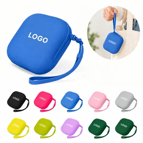Flexible Silicone Keyring Coin Purse