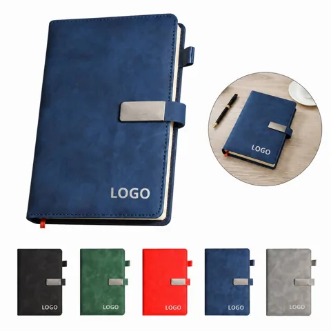 Magnetic Closure PU Leather Notebook for Notes and Sketches