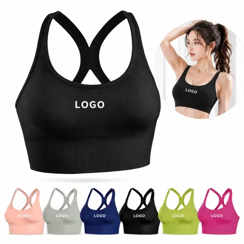 Supportive Seamless Push-Up Bra for Yoga and Daily Wear