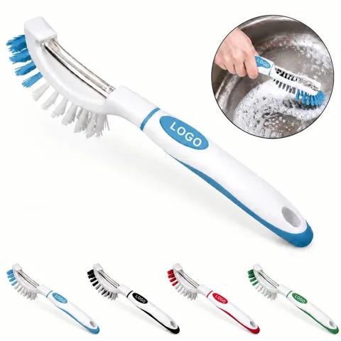 Kitchen Veggie Scrubber & Stainless Steel Peeler Set