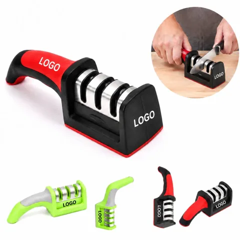 Multi-Stage Kitchen Knife Sharpening Tool