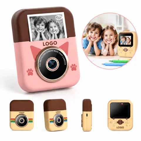 Portable Thermal Printer Camera for Kids Instant Photos