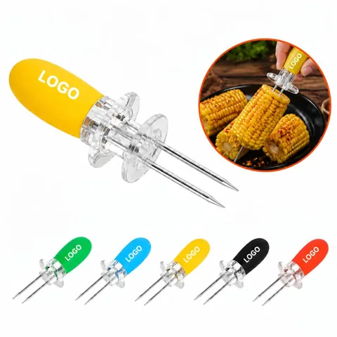 Stainless Steel Corn on the Cob Holders, Rust-Resistant