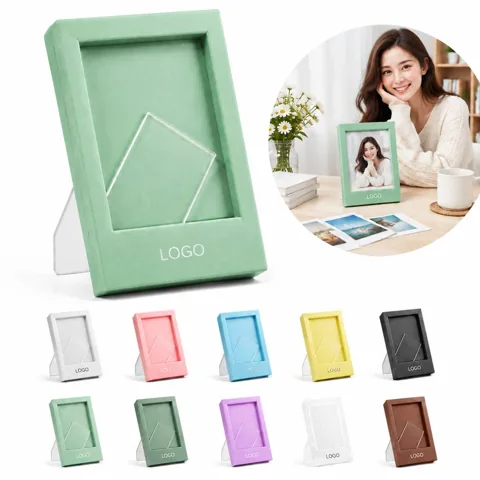 Mini Instant Photo Display Stand with Clear Cover