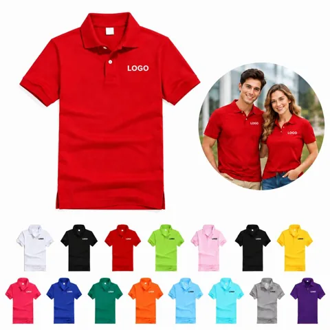 Custom Logo Polo Shirt Breathable Personalized Uniform