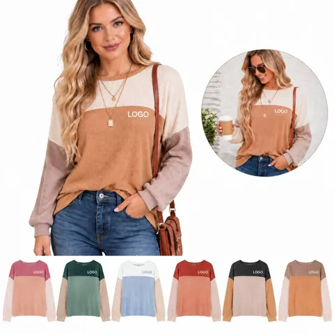 Women's Loose Casual Pullover Top for Everyday Wear