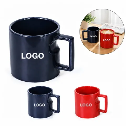 Customizable Ceramic Coffee Mug for Hot and Cold Drinks