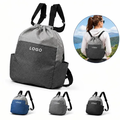 Polyester Drawstring Closure Tote for Daily Use