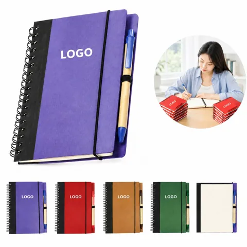 Eco-Friendly Contrast Cover Journal for Notes and Planning