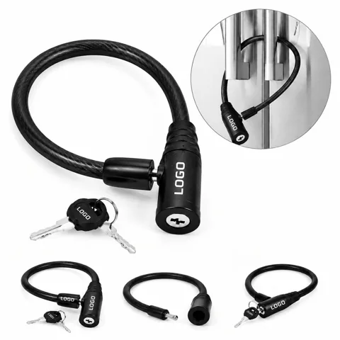 Keyed Cable Lock for Bikes Luggage and Gates