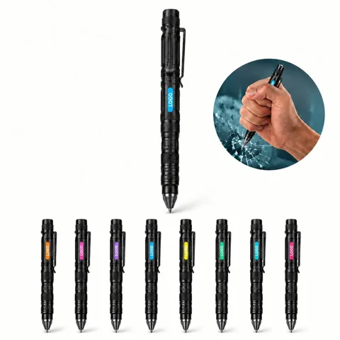 Aluminum Tactical Self Defense Pen with Glass Breaker