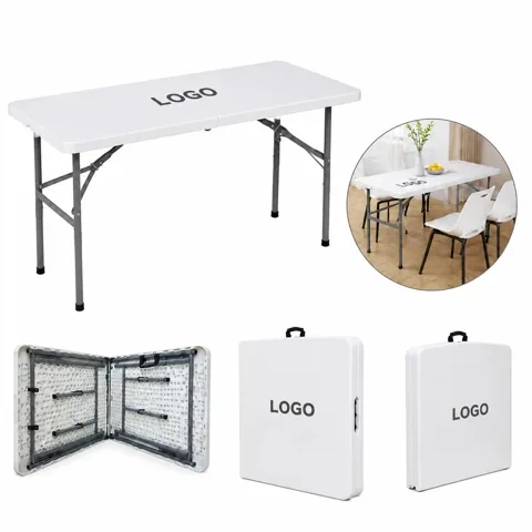 Portable Aluminum Outdoor Camping Table with Carry Bag