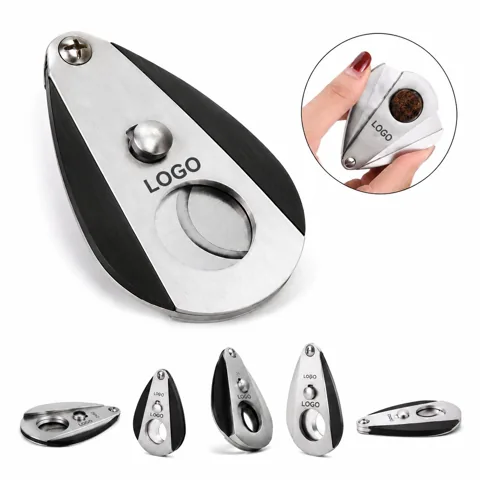 Stainless Steel Waterdrop Cigar Cutter