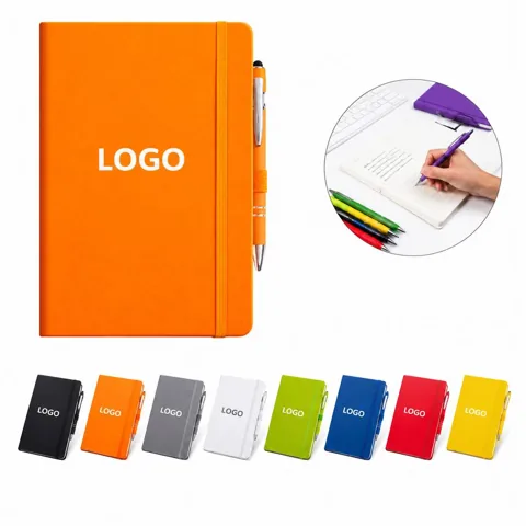 A5 Elastic Strap Business Notebook with Thick Paper