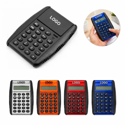 Portable Mini Calculator with 8-Digit Display for Study and