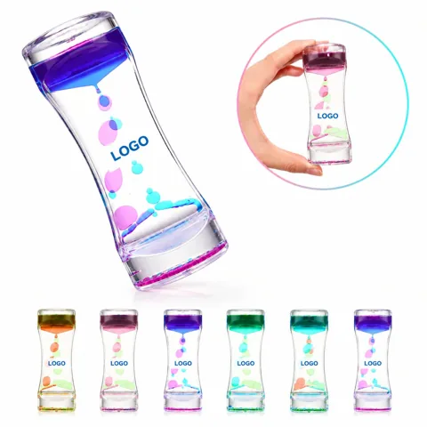 Acrylic Liquid Motion Desk Timer for Study and Games