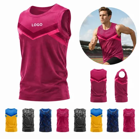 Unisex Pinhole Mesh Sublimation Tank Top