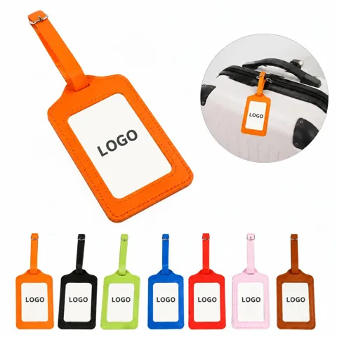 Travel Luggage Tag in Waterproof PU Leather