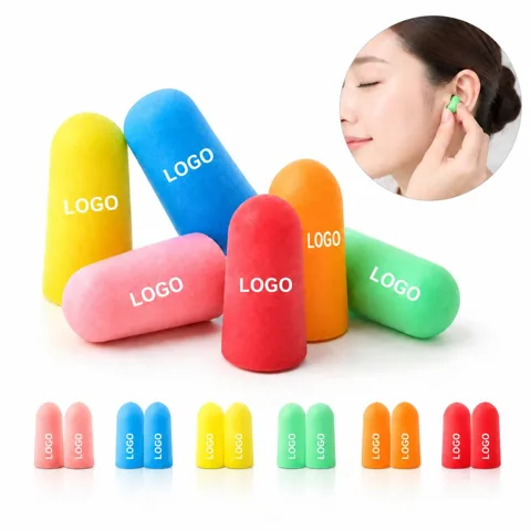 Reusable Soft Earplugs for Sleep Noise Reduction