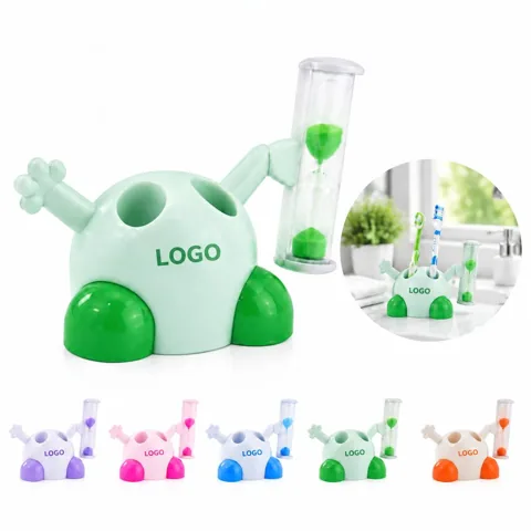 Kids Bathroom Toothbrush Holder with Brushing Timer