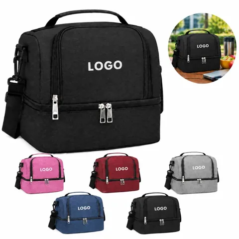 Insulated Oxford Lunch Bag for Office Meals