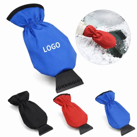 Insulated Winter Gloves with Built-In Mini Shovel