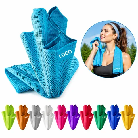 Ice Silk Cooling Towel for Sports and Outdoor Activities