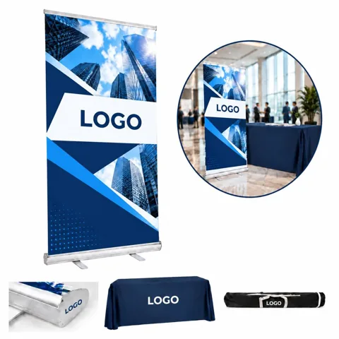 Custom Trade Show Banner and Table Cover Set