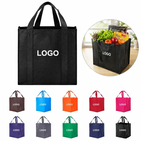 Eco-Friendly Washable Fabric Shopping Bags for Groceries