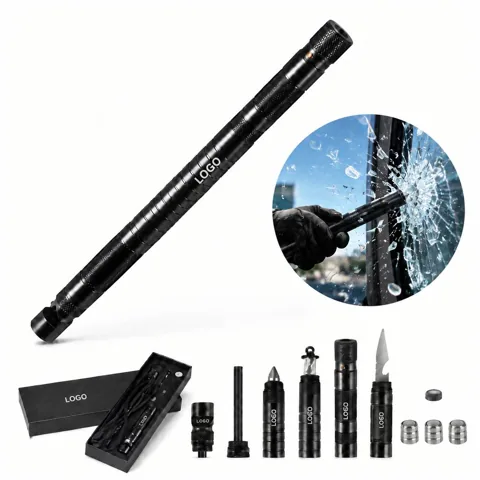 Emergency Glass-Breaking Tactical Pen with Tungsten Carbide