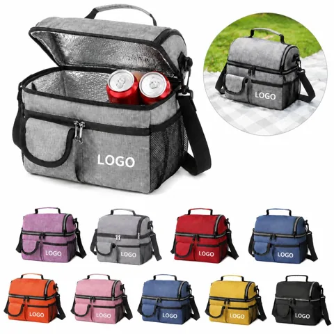 Insulated Oxford Cooler Bag for Food and Drinks