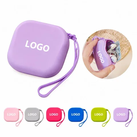 Tangle-Free Silicone Earphone Organizer Pouch