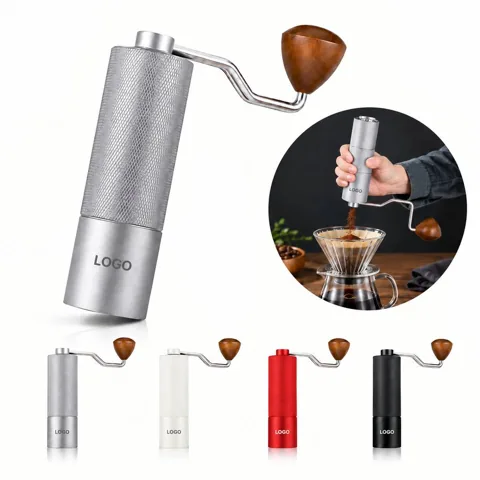 Manual Coffee Bean Mill with Adjustable Ceramic Burr
